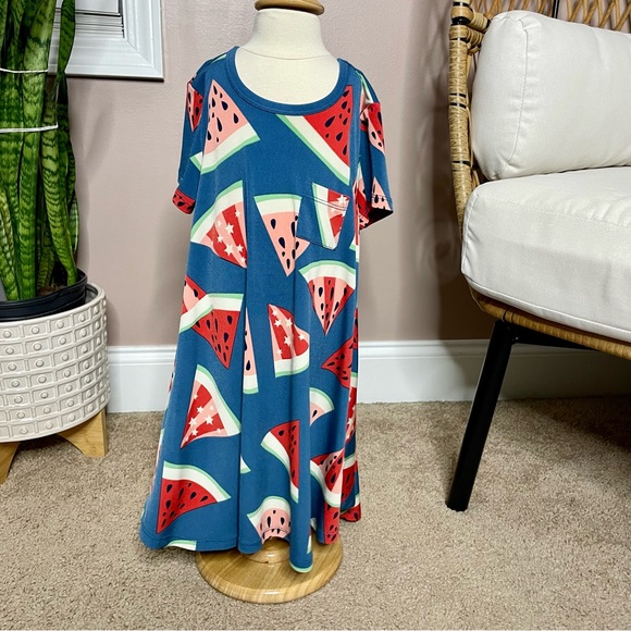 Lularoe watermelon toddler girl dress 🍉 - Picture 2 of 6